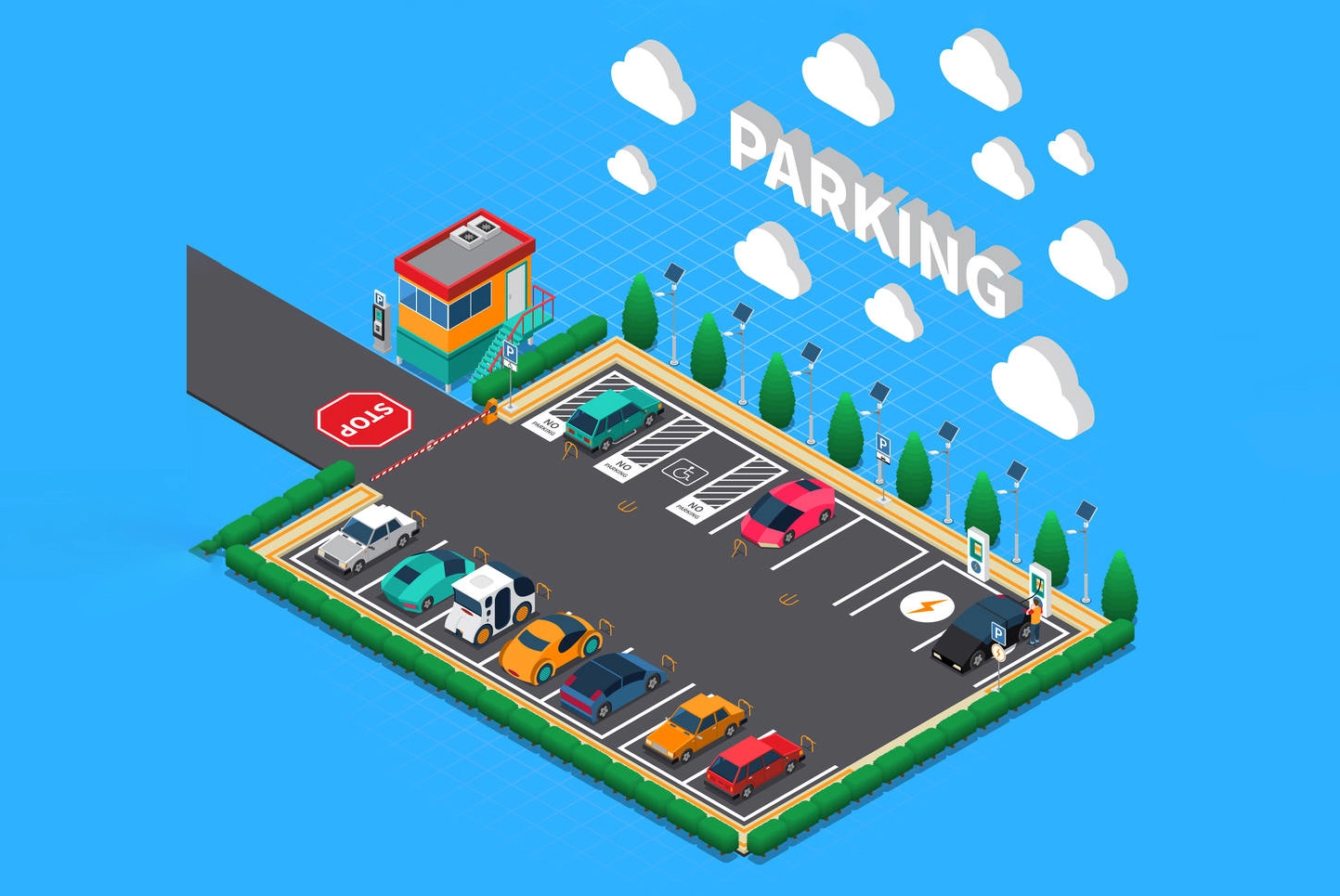 Lösung für die Parkplatzverwaltung